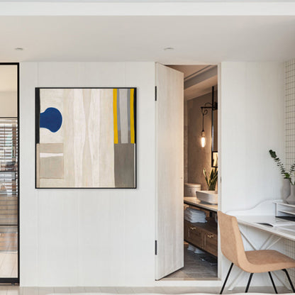 Vivolux | Nordic Style Geschirr Malerei Pastell Farbe Texturiertes Wand Kunst Dekor für Spielzimmer