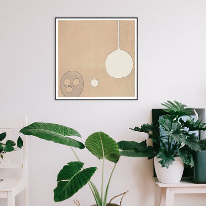 Vivolux | Nordic Style Geschirr Malerei Pastell Farbe Texturiertes Wand Kunst Dekor für Spielzimmer