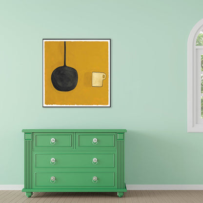Vivolux | Nordic Style Geschirr Malerei Pastell Farbe Texturiertes Wand Kunst Dekor für Spielzimmer