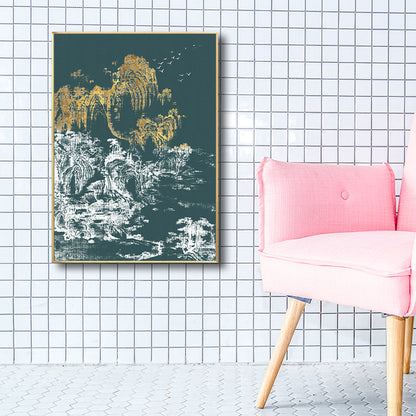 Vivolux | Asiatischer Stil Bäume Leinwand Helle Farbe Esszimmer Gemälde, Mehrere Größen Optionen