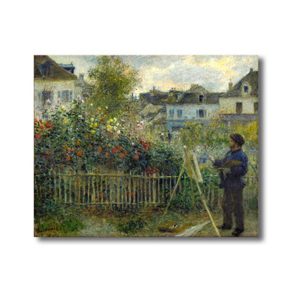 Vivolux | Impressionismus Skizzenhafter Mann Landschaft Leinwand Grün Mädchenzimmer Gemälde, Mehrere Größen