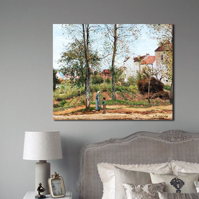 Vivolux | Natürliche Landschaftsmalerei Sanfte Farben Leinwand Wandkunst Druck Texturiert, Mehrere Größen