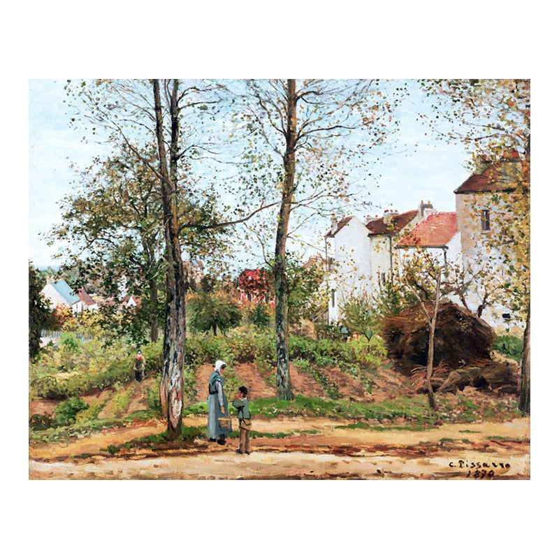 Vivolux | Natürliche Landschaftsmalerei Sanfte Farben Leinwand Wandkunst Druck Texturiert, Mehrere Größen