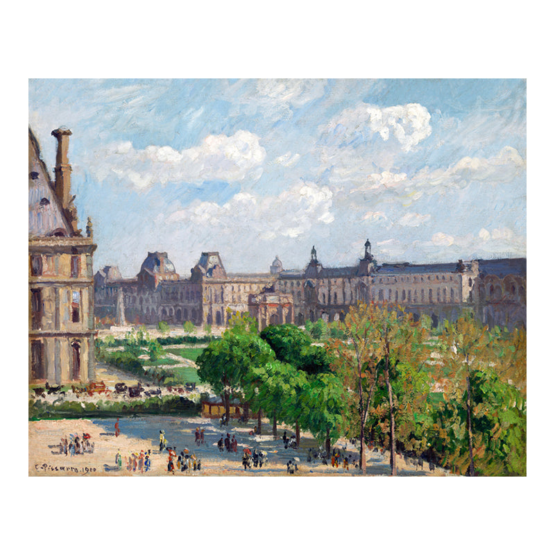 Vivolux | Natürliche Landschaftsmalerei Sanfte Farben Leinwand Wandkunst Druck Texturiert, Mehrere Größen