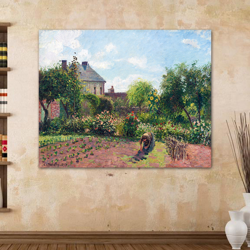 Vivolux | Natürliche Landschaftsmalerei Sanfte Farben Leinwand Wandkunst Druck Texturiert, Mehrere Größen