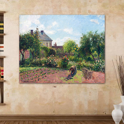 Vivolux | Natürliche Landschaftsmalerei Sanfte Farben Leinwand Wandkunst Druck Texturiert, Mehrere Größen