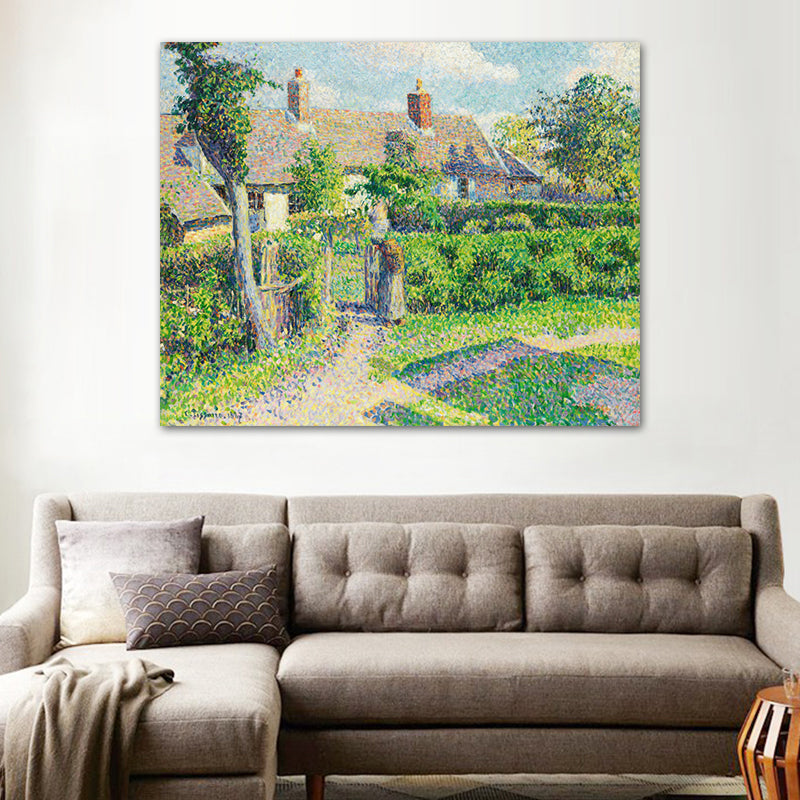 Vivolux | Natürliche Landschaftsmalerei Sanfte Farben Leinwand Wandkunst Druck Texturiert, Mehrere Größen