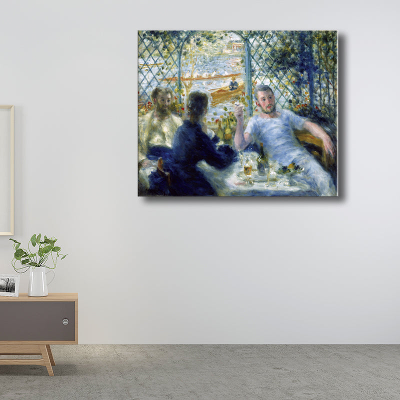 Vivolux | Leinwand Texturiertes Wanddekor Impressionismus Trinkende Charaktere Gemälde, Verschiedene Größen