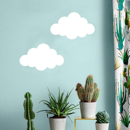 Vivolux | Kids Witte Afwerking Sconces Licht Wolkenvorm Acryl LED Wandlamp voor Kleuterschool Gang
