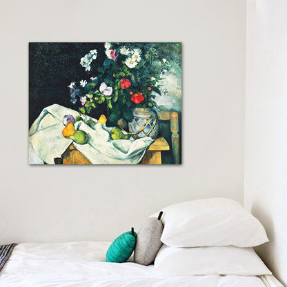 Vivolux | Weiches Farb-Landschaftsbild auf Leinwand mit Textur für Schlafzimmer, verschiedene Größen