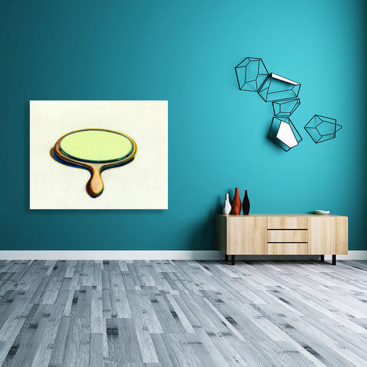 Vivolux | Skandinavischer Stil Spiegelmalerei Mädchenzimmer Wandkunst Dekor in Gelb, verschiedene Größen