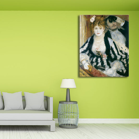Vivolux | Schwarzes Paar Gemälde Impressionismus Stil Texturierte Wandkunst Dekor für Mädchenzimmer