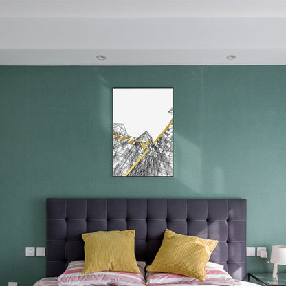 Vivolux | Weiches Farbmodernes Stil Leinwand Hochgeschnittenes Kunstwerk für das Esszimmer, mehrere Größenoptionen