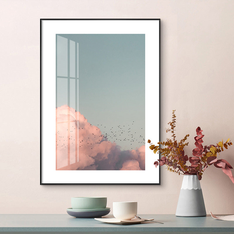 Vivolux | Lichtkleurig Natürlich Landschaft Leinwand Moderne Textur Wanddekoration Druck für Wohnzimmer