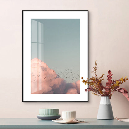 Vivolux | Lichtkleurig Natürlich Landschaft Leinwand Moderne Textur Wanddekoration Druck für Wohnzimmer