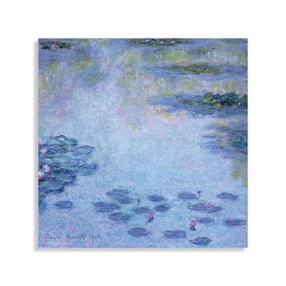 Vivolux | Field Lotus Pond Wanddekoration für das Schlafzimmer von Mädchen in Grün, mehrere Größen verfügbar