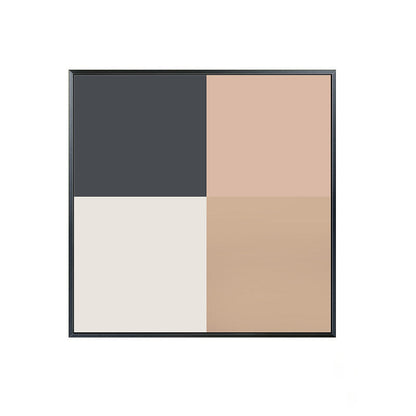 Vivolux | Illustration Abstraktes Muster Kunst Nordischer Stil Leinwand Texturiertes Wandbild in Orange