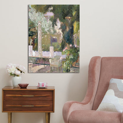 Vivolux | Blumen- und botanische Wanddekoration Impressionismus strukturiertes Schlafzimmer Leinwandkunst, mehrere Größen