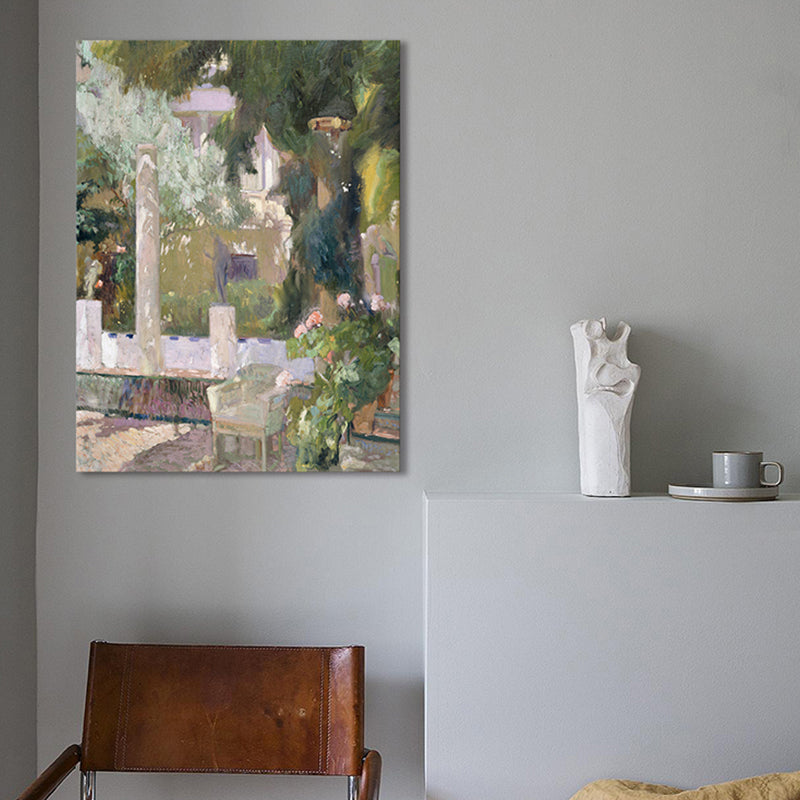 Vivolux | Blumen- und botanische Wanddekoration Impressionismus strukturiertes Schlafzimmer Leinwandkunst, mehrere Größen