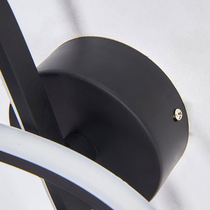 Vivolux | Muzikale Noct Volwassen Slaapkamer Wandlamp Metaal Modern Creatief Zwart/Wit Wandlamp