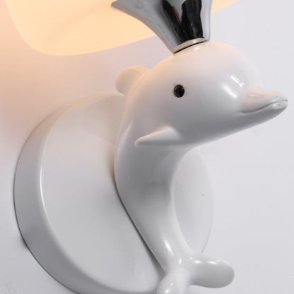 Vivolux | Frosted Glass Urn Wall Lamp Modern Stylish Wall Lighting in White Finish for the Office