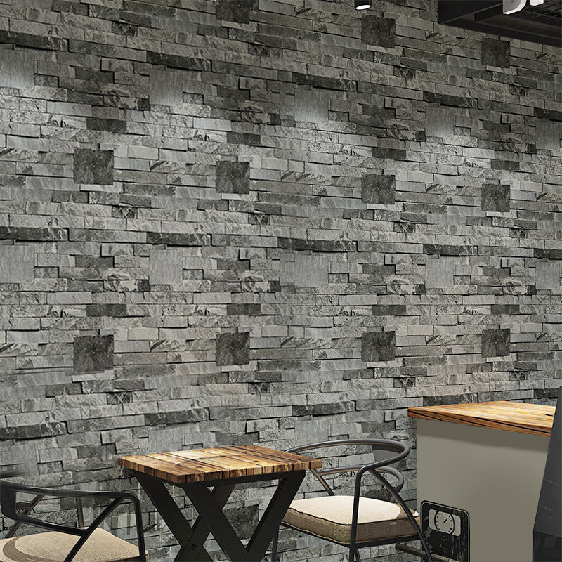 Vivolux | Steampunk Fake Brick Wallpaper Lichtfarbe Wasserdichte Wandverkleidung für Restaurant