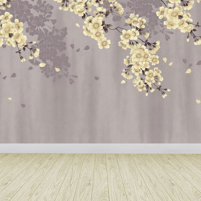 Vivolux | Lichtkleurige Aziatische Landschap Muurdecoratie Vochtbestendig Hedendaagse Badkamermuurbedekking