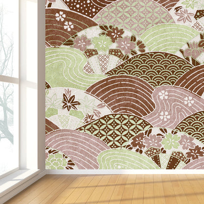 Vivolux | Groene Bloesem Muurbehang Bloem Modern Stijl Wasbaar Wandbedekking voor Keuken