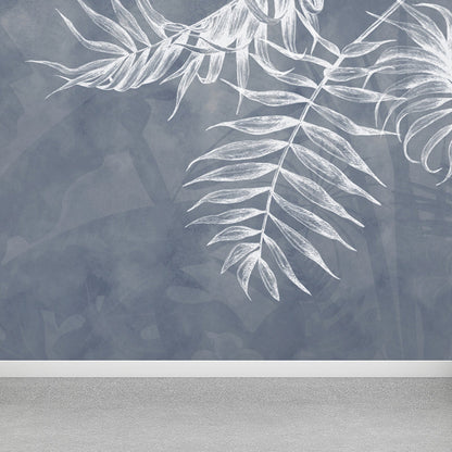 Vivolux | Pastel Kleur Bladeren Muurpapier Vochtbestendige Wandbedekking voor Woonkamer