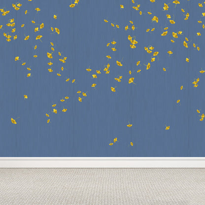 Vivolux | Pastel Kleur Bladeren Muurpapier Vochtbestendige Wandbedekking voor Woonkamer
