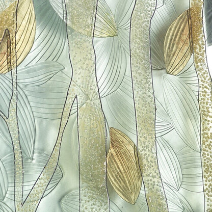 Vivolux | Illustrationsstil Blätter Wandgemälde Riesen Wandverkleidung für das Esszimmer, individuell