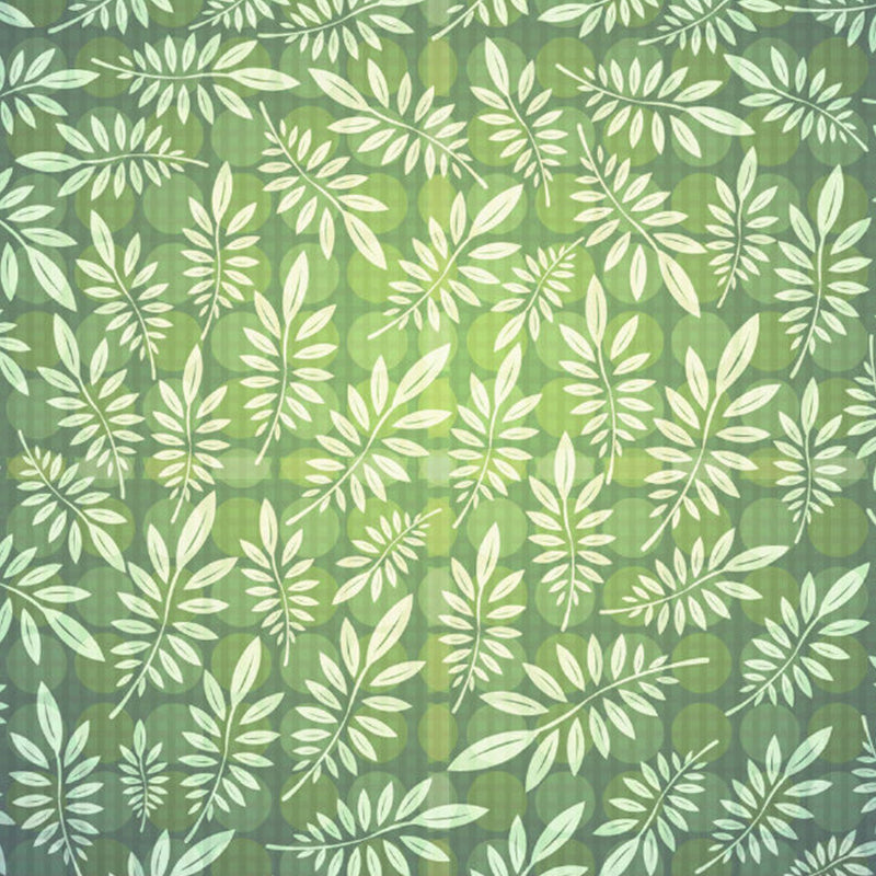 Vivolux | Illustrationsstil Blätter Wandgemälde Riesen Wandverkleidung für das Esszimmer, individuell