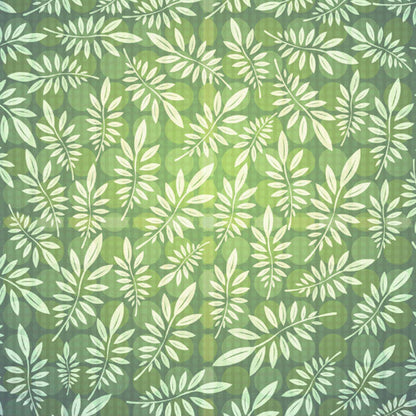 Vivolux | Illustrationsstil Blätter Wandgemälde Riesen Wandverkleidung für das Esszimmer, individuell