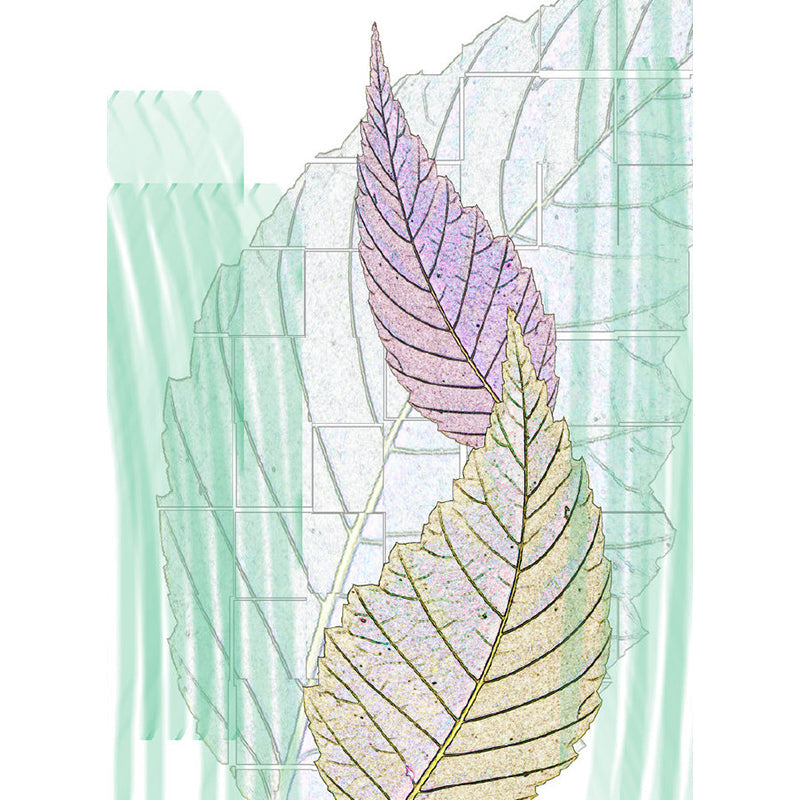 Vivolux | Zachte Kleur Hedendaagse Muurbehang Huge Botanische Muurdecoratie voor Woonkamer