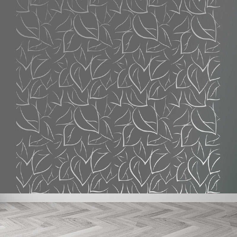 Vivolux | Fleckenschutz Blätter Muster Wandbild Vlies Moderne Wanddekoration für Mädchen Schlafzimmer