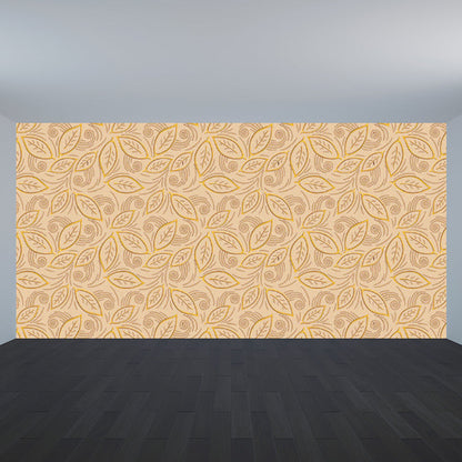 Vivolux | Verschiedene Blätter Wandmural für Esszimmer Illustration Wanddekoration, maßgeschneidert gedruckt