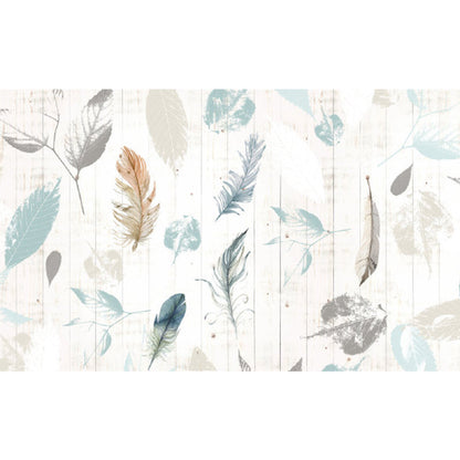 Vivolux | Verschiedene Blätter Wandmural für Esszimmer Illustration Wanddekoration, maßgeschneidert gedruckt