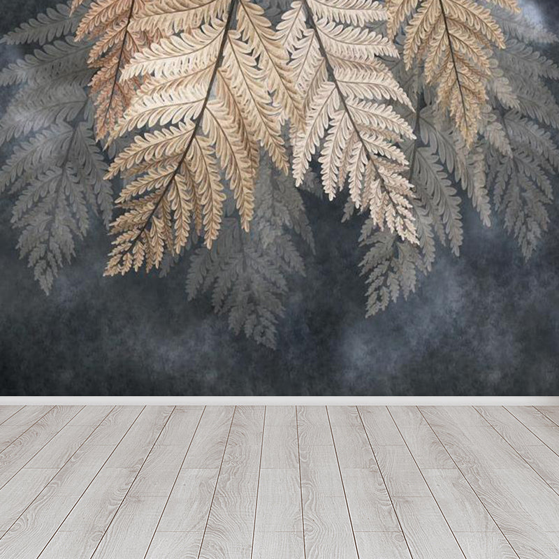 Vivolux | Extra grote botanische muurschildering lichte kleur non-woven wandkunst voor binneninrichting, op maat gemaakt