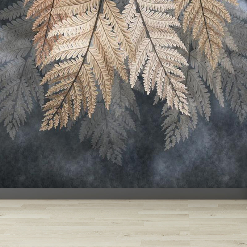 Vivolux | Extra grote botanische muurschildering lichte kleur non-woven wandkunst voor binneninrichting, op maat gemaakt