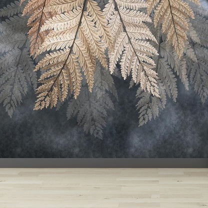 Vivolux | Extra grote botanische muurschildering lichte kleur non-woven wandkunst voor binneninrichting, op maat gemaakt