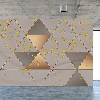 Vivolux | Extra grote botanische muurschildering lichte kleur non-woven wandkunst voor binneninrichting, op maat gemaakt