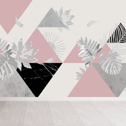 Vivolux | Grote Bladeren Muurstickers voor Badkamer Botanische Wanddecoratie in Pastel Kleur, Vochtbestendig