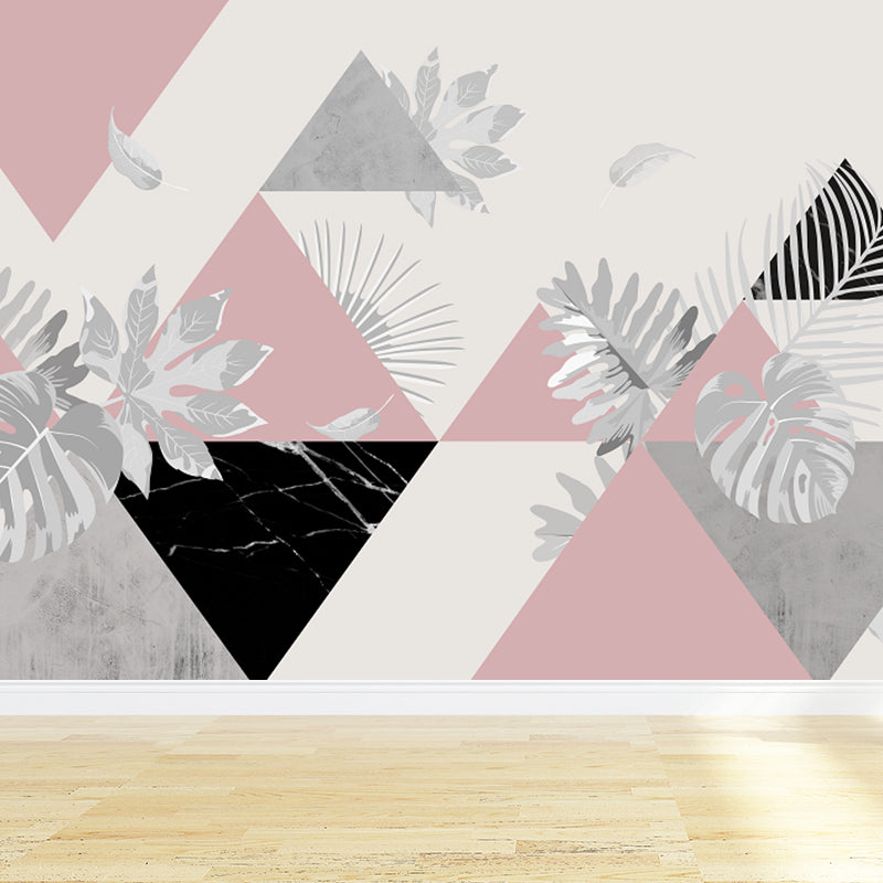 Vivolux | Grote Bladeren Muurstickers voor Badkamer Botanische Wanddecoratie in Pastel Kleur, Vochtbestendig