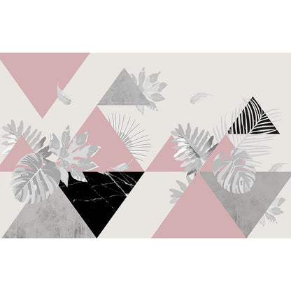 Vivolux | Grote Bladeren Muurstickers voor Badkamer Botanische Wanddecoratie in Pastel Kleur, Vochtbestendig