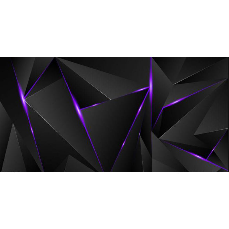 Vivolux | Geometrische Driehoek Muurpapier Muurschildering Moderne Niet-Geweven Katoenen Wandbekleding voor Woonkamer