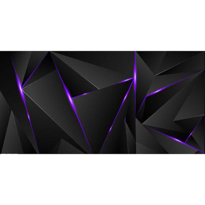 Vivolux | Geometrische Driehoek Muurpapier Muurschildering Moderne Niet-Geweven Katoenen Wandbekleding voor Woonkamer