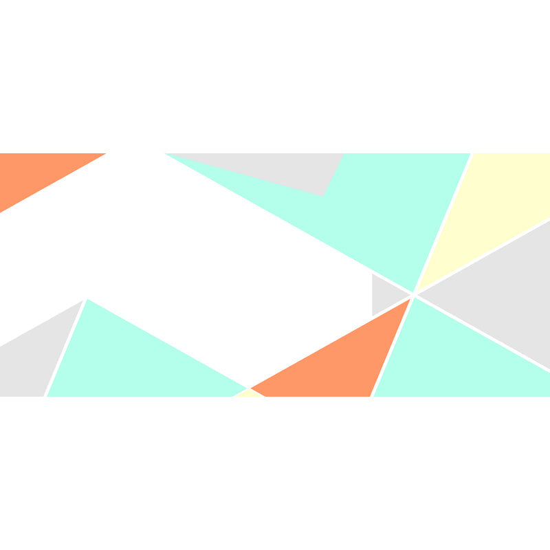 Vivolux | Geometrische Driehoek Muurpapier Muurschildering Moderne Niet-Geweven Katoenen Wandbekleding voor Woonkamer