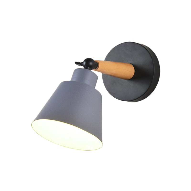 Vivolux | Macaron Kleuren Eimer Wandleuchte Drehbar Eine Licht Metall Wandleuchte Licht für Wohnzimmer