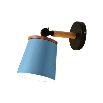 Vivolux | Einzelne Licht-Trapez-Wandlampe drehbar Macaron Loft Metall Wandlampe für Nachttisch