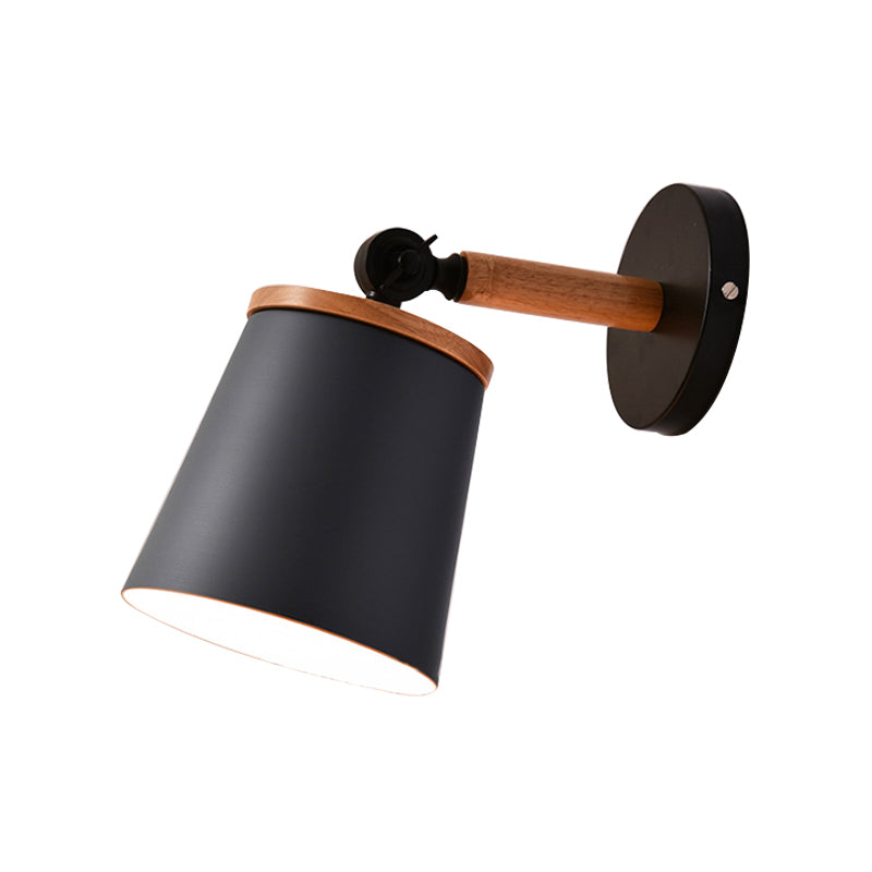 Vivolux | Einzelne Licht-Trapez-Wandlampe drehbar Macaron Loft Metall Wandlampe für Nachttisch